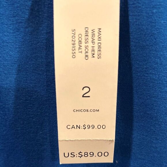 Chico's Knit Maxi Dress - Size Large - NWT - Picture 4 of 5